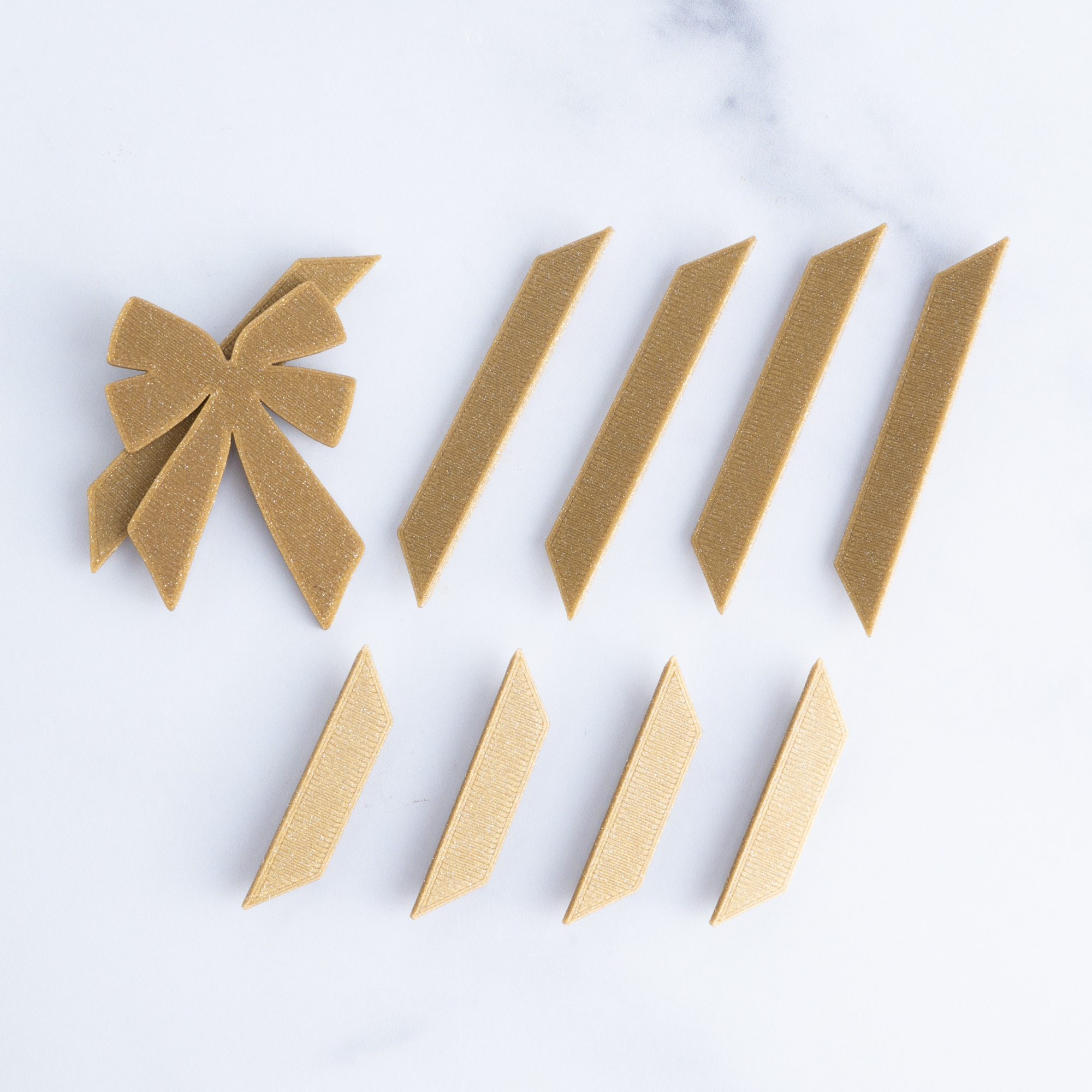 gold bow christmas ribbons snaps front