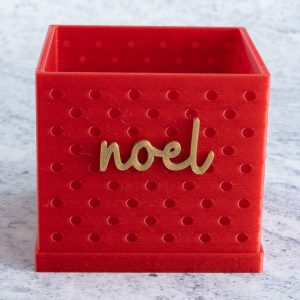 gold noel snap on limited edition red christmas snappy pot
