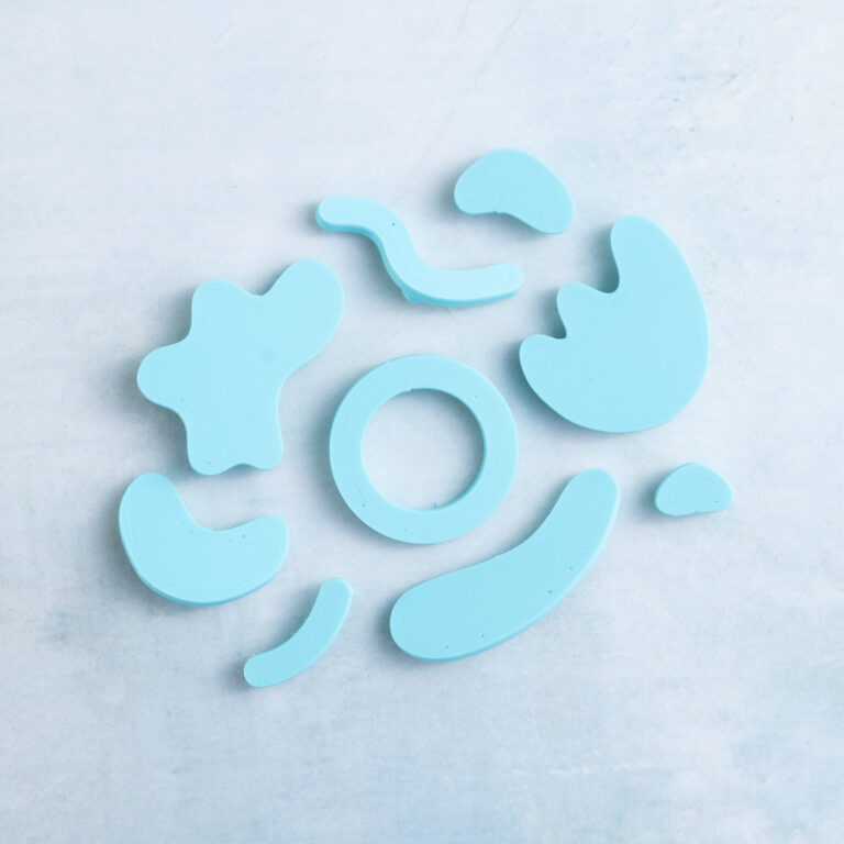 bits and bobs charms aqua snappy pots
