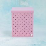 3 inch dusty pink snappy box