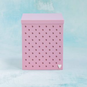 3 inch dusty pink snappy box