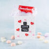 i love you snappy organizer conversation hearts