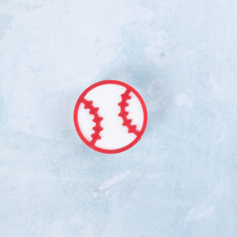 Baseball snappy pots charm