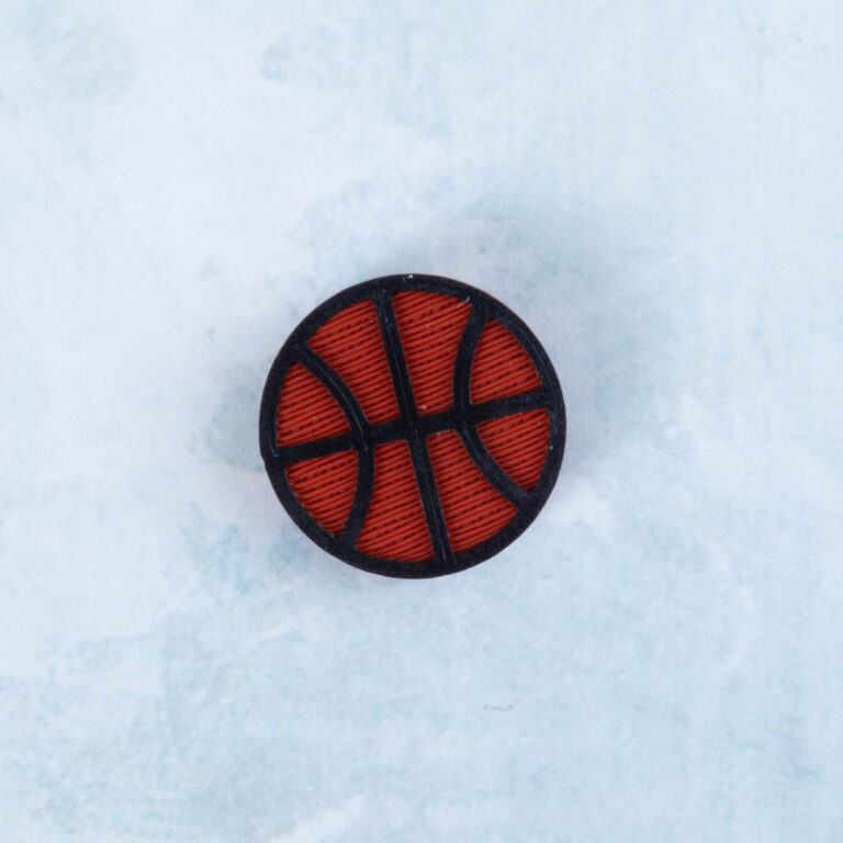 Basketball snappy pots charm