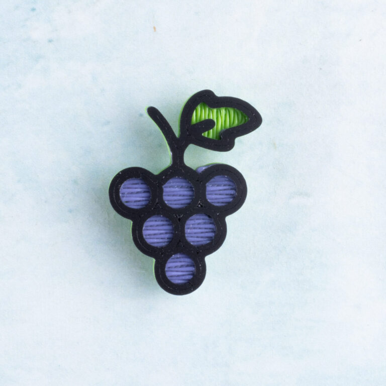 Grapes charm front