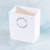 Magnetic pen holder white back