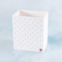 Magnetic pen holder white front