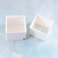 Magnetic snappy planter top view with liner