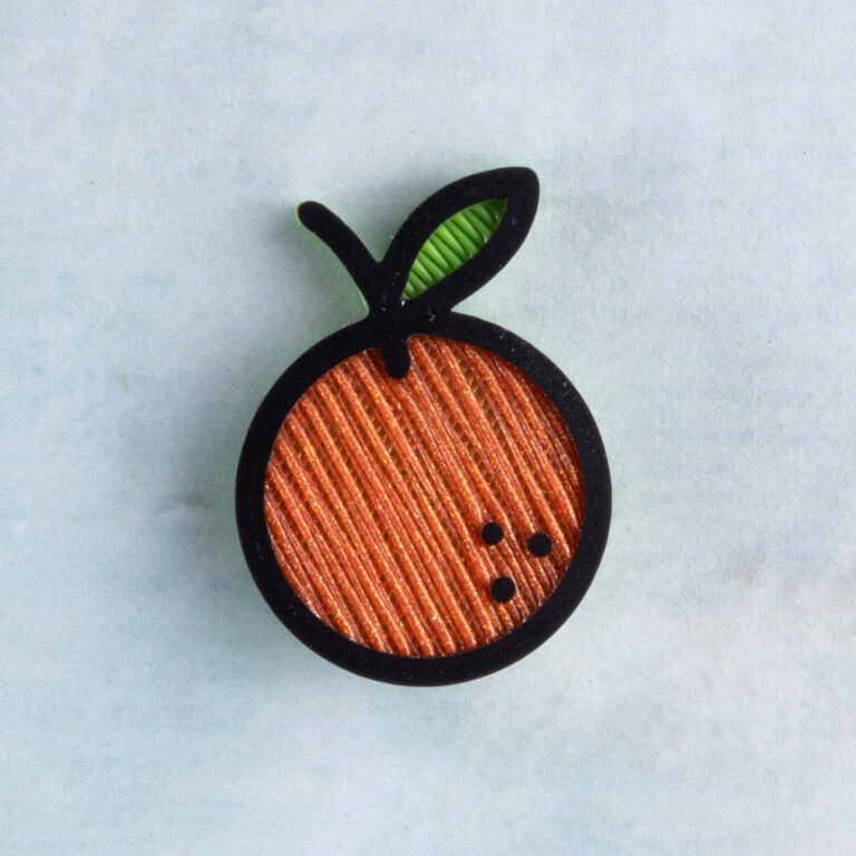 Orange charm set front