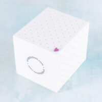 Snappy organizer box white angle view bottom