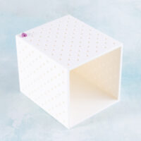 Snappy organizer box white angle view top