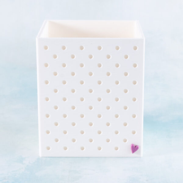 snappy organizer box white front