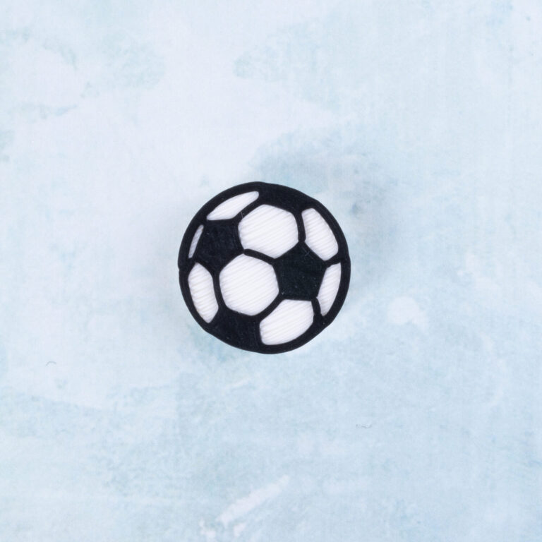 Soccer snappy pots charm