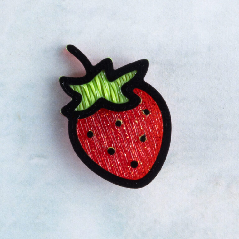 Strawberry charm front