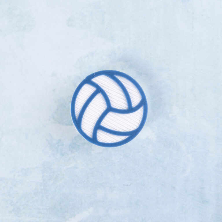 Volleyball snappy pots charm