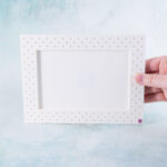 magnetic picture frame white scale