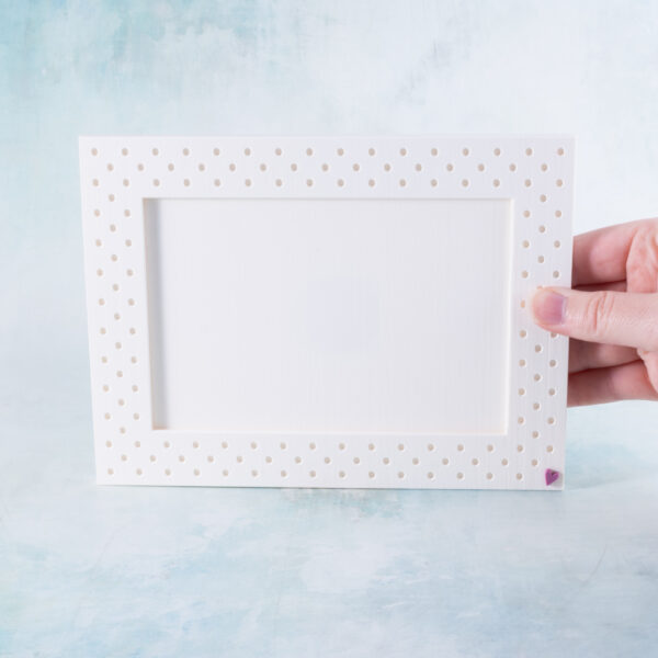 magnetic picture frame white scale