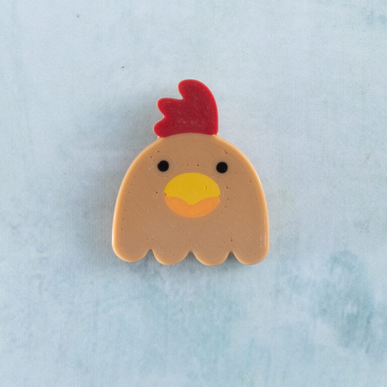 Brown chicken charm