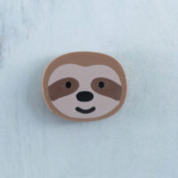 Brown sloth charm