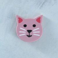 Pink cat charm