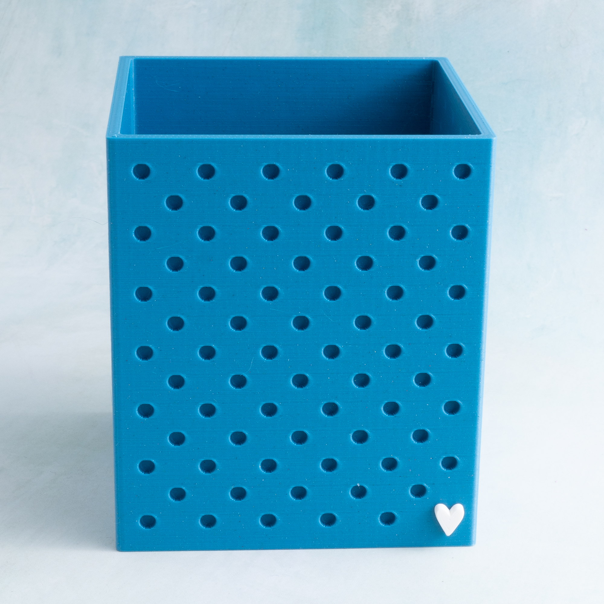 cerulean teal pen holder snappy pot