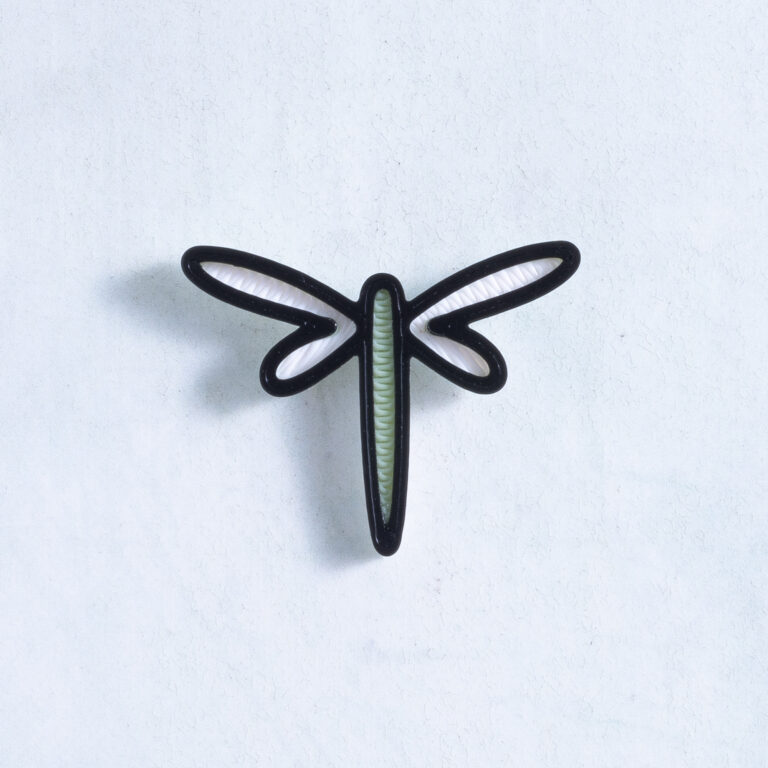 snappy pots green dragonfly charm
