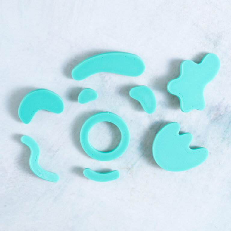 Snappy pots squiggle charms green