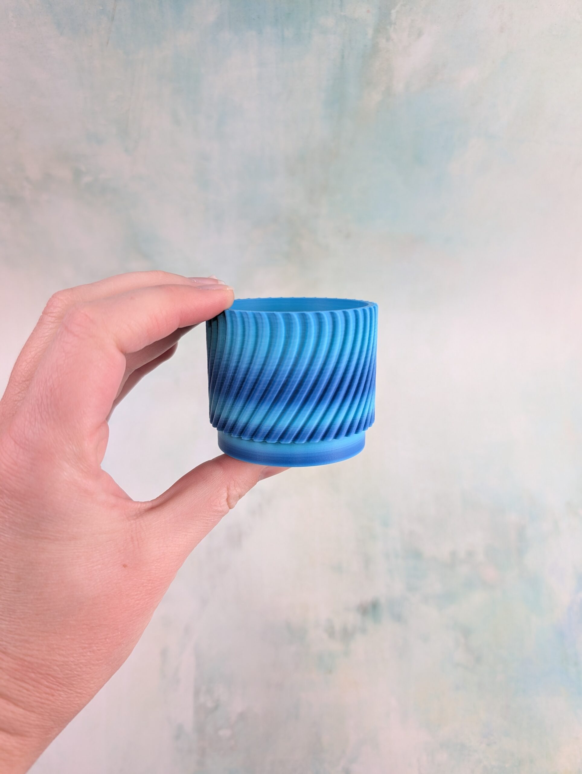 Small Round Succulent Planters | 3D Printed