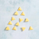 Banana yellow triangle charms from Snappy Pots