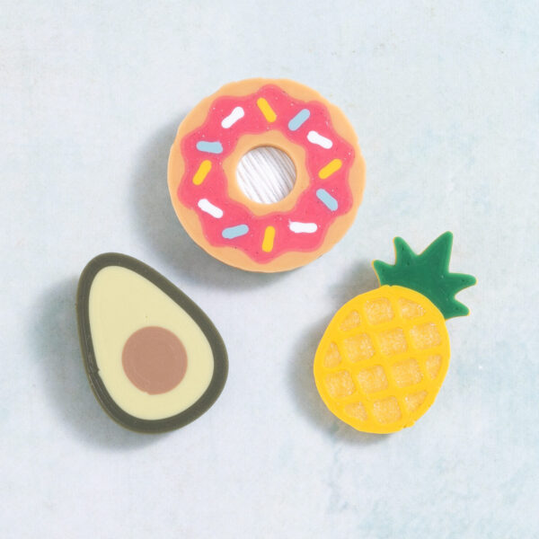 donut-avocado-pineapple-food-charms-snappy-pots