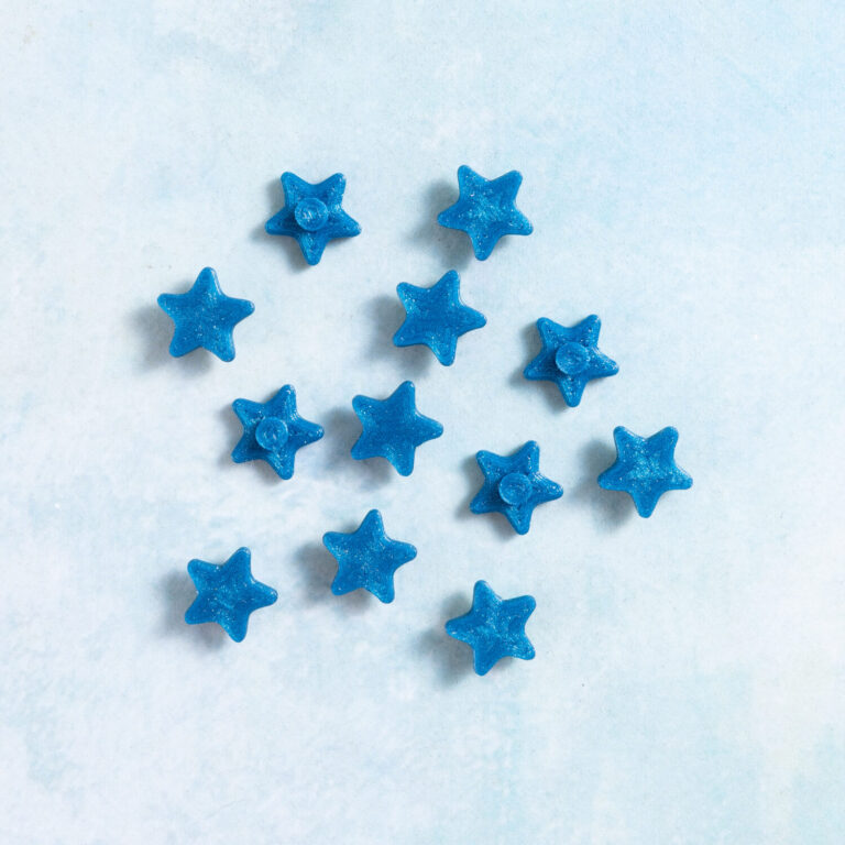 Snappy pots star charms sparkle blue