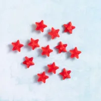 Snappy pots star charms sparkle red