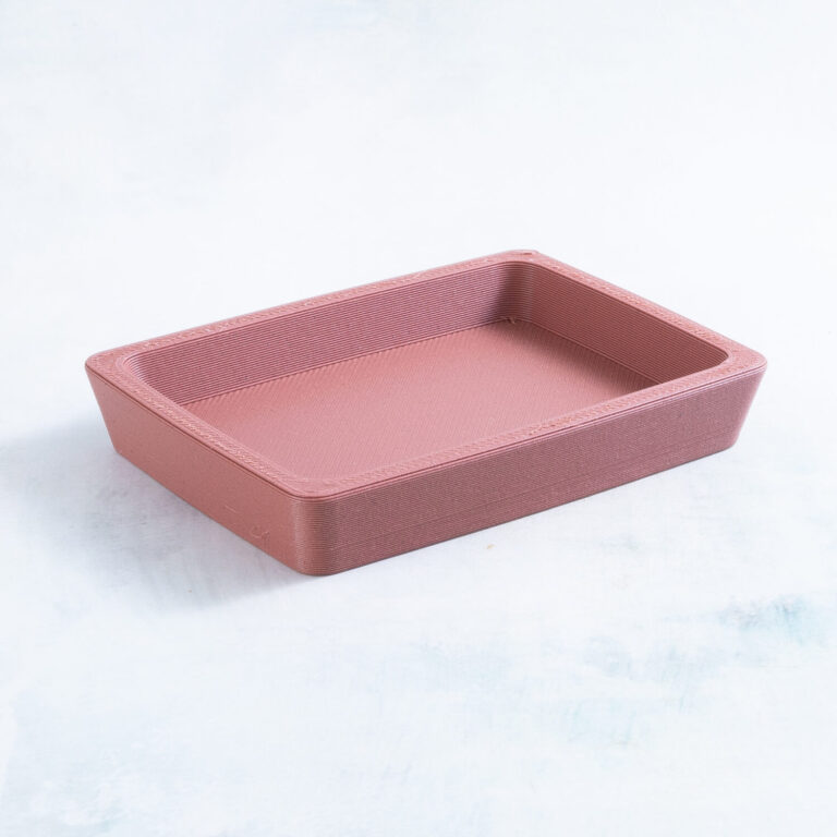 cherry wood rectangle tray for succulent planter