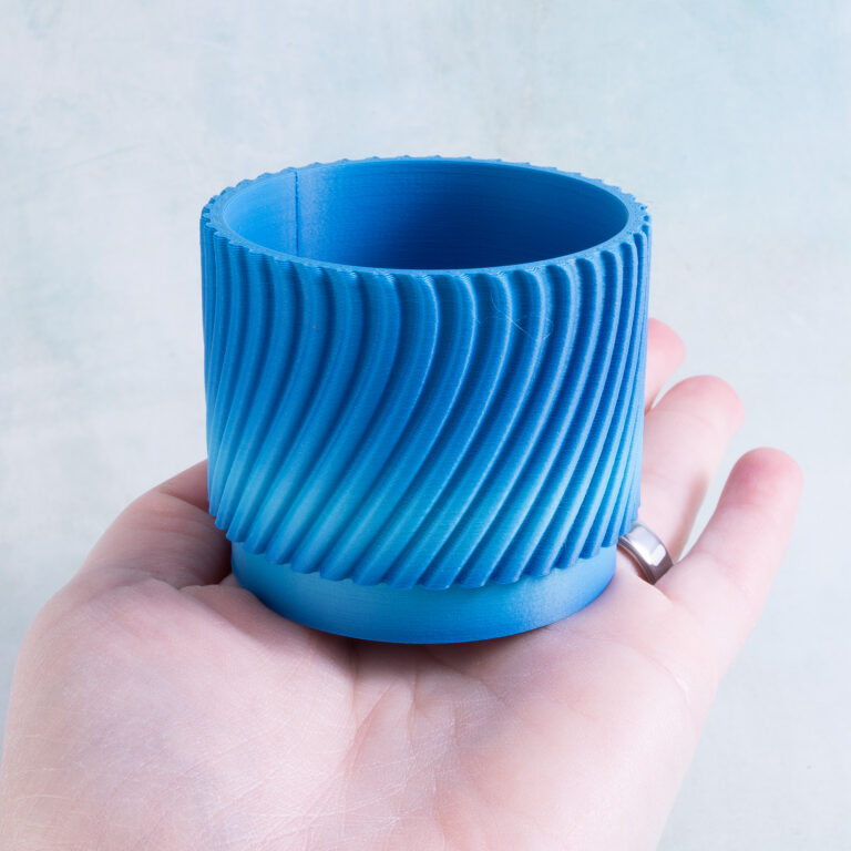 Barrier Reef Small Round Succulent Planter | 3D Printed