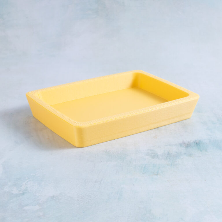 Banana Yellow Rectangle Succulent Planter Drainage Tray | 3D Printed