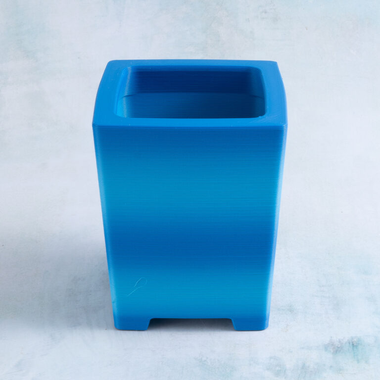 Barrier Reef Tall Square Succulent Planter | 3D Printed