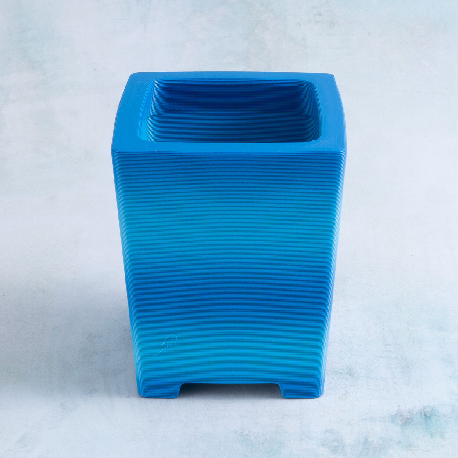 Barrier Reef Tall Square Succulent Planter | 3D Printed