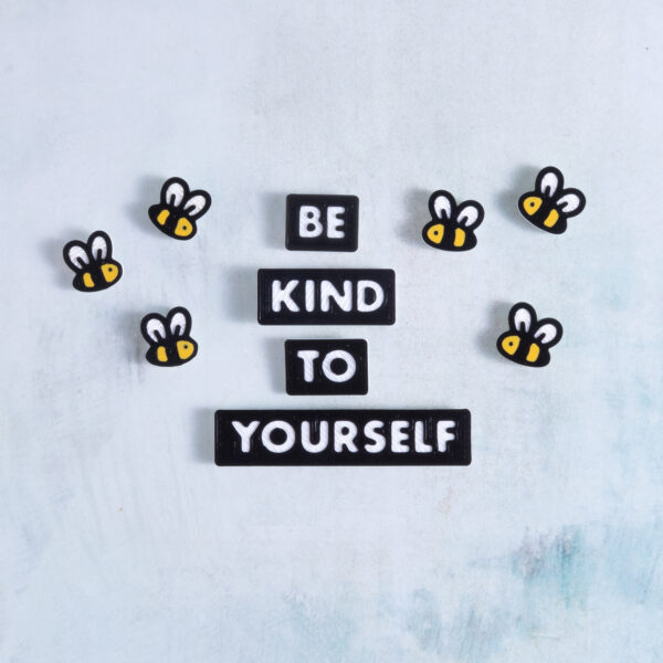 Be Kind to Yourself Word Charms | Snappy Pots