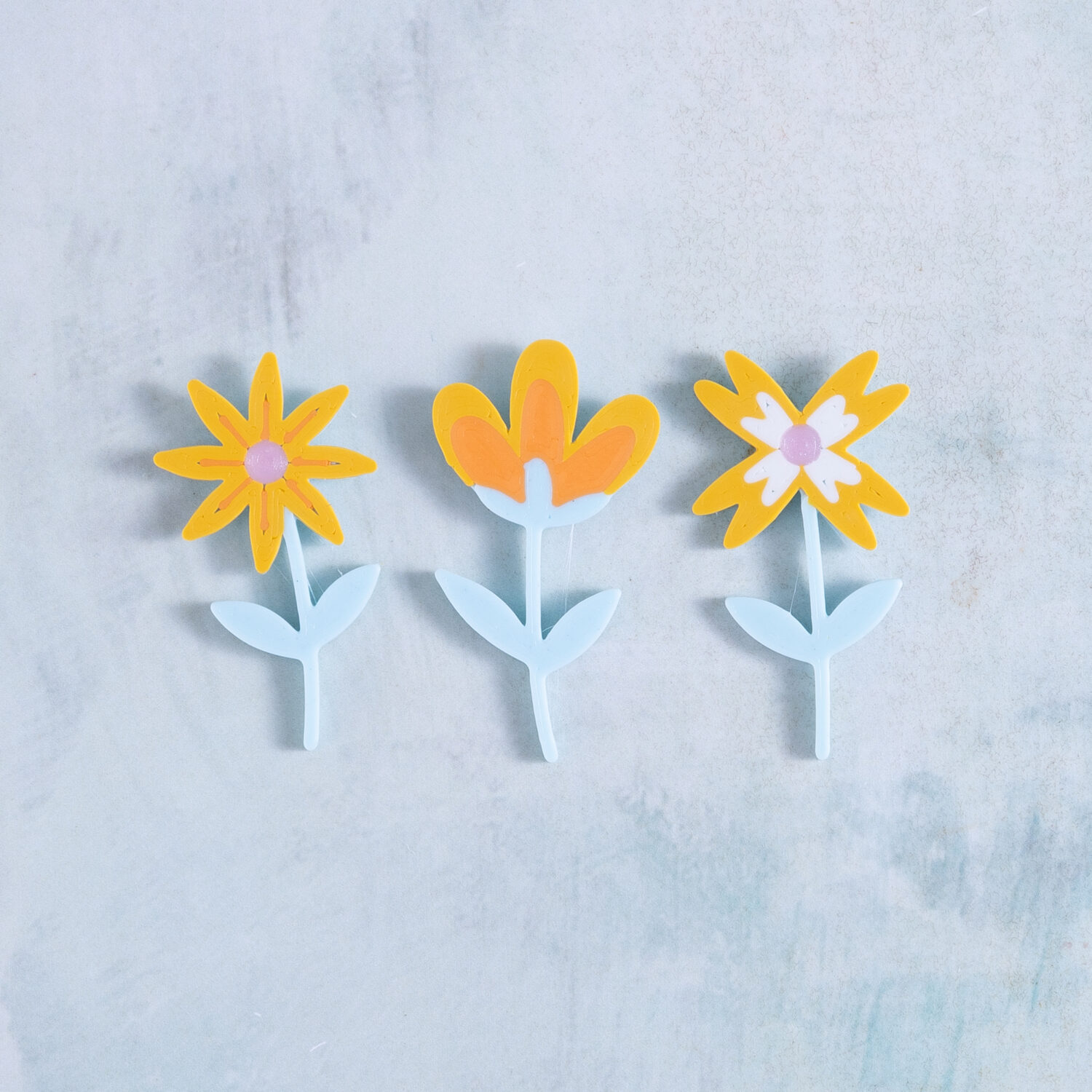 Funky Flowers Charms | Snappy Pots